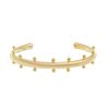 Piercings Piuka | Bracelete Tubo Cinthia Mini Bolas Folheado A Ouro 18K