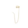 Brincos Piuka | Brinco Ear Line Unitario Lais Zirconias Folheado A Ouro 18K