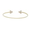 Piercings Piuka | Bracelete Feminino Folheado A Ouro 18K 3 Pontos De Luz Vivi