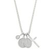 Colares Piuka | Colar Feminino Serena Amuletos Folheado Em Rodio Branco