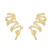 Brincos Piuka | Brinco Ear Cuff Flavia Folheado A Ouro 18K