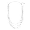 Chokers Piuka | Choker Piuka 3 Voltas Vic Folheada Em Rodio Branco