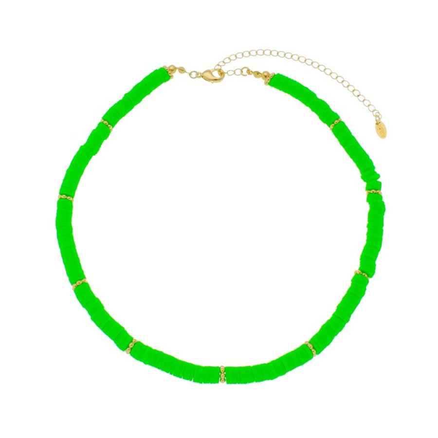 Chokers Piuka | Choker Mari Fimos Verde