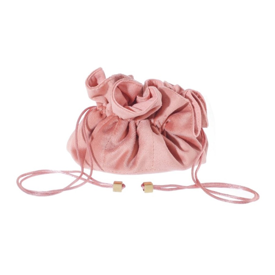 Acessorios Piuka | Porta-Joias Bolsinha Piuka Suede Rose